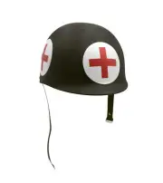 Adult WW2 Army M1 Medic Helmet Costume Replica Soldier Military War Reenactment