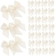minkissy Mini Bows 200 Pieces Bow Knot Ribs in Assorted Colors for Decor Hair Accessory Bag Craft Projects