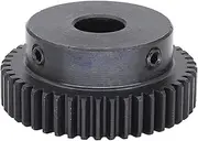 Brushless motor Motor pinion gear,gears,Motor Pinion Gears Tooth Gear 1 Module 46T 47T 48T 49 Teeth Spur Gear 45 Carbon Steel Pinion 8mm 10mm 12mm 15mm Bore High Frequency Quenching Gear Spur Bevel(46