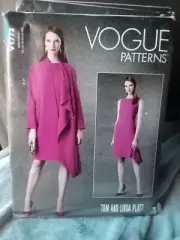 Vogue V1773 Misses 16 to 24 Tom and Linda Platt Dress and Jacket Sewing Pattern