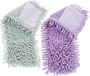 Gogogmee 2pcs Mop Accessory Mops Cleaning Mop Refill Pads Floor Mopping Pads Replacements Flat Floor Mop Pads Floor Mop for Hardwood Floors Floor Flat Mop Refills Floor Mop Refills Chenille