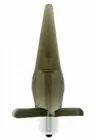 Small anal vibrator mini dilator vibrating dildo butt plug smooth phallus