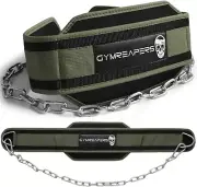 Dip Belt W/ Steel Chain for Weightlifting, Pull Ups, Dips