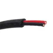 1000' 16/2 Flat VNTC Tray Cable Power Control Wire PVC Jacket Black 600V