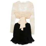 [ZIMMERMANN] Illustration Flounce Mini Dress