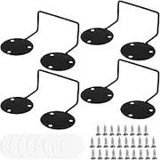 4 PCS Mattress Retainer Bars, Mattress Slide Stopper for Adjustable Bed, Metal Mattress Holder, Non-Slip Mattress Gripper Bracket, RV Bed Mattress Stabilizer with Screws & Double-Sided Adhesive Tape