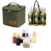 Compact and Organized Camping Spice Bottle Set for Outdoor Enthusiasts
