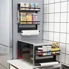 Refrigerator Magnet Shelf Kitchen Organization Tool Magnetic Spice Rack