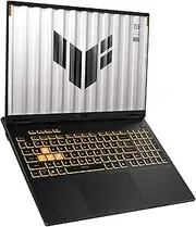 [ASUS] TUF Gaming F16 Gaming Laptop. 16" FHD+ Display. Intel Core i7 Processor 14650HX 2.2 GHz (up to 5.2 GHz). NVIDIA GeForce RTX 5060 Laptop GPU. DDR5 16GBRAM. 1TB PCIe SSD. Wi-Fi 6E. Win 11 Home.