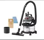 Ozito 1250W 12L Stainless Wet & Dry Vacuum Cleaner VERIFIED Car Home Couch Rug