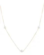 Splendid Pearls 10K 7-7.5mm Freshwater Pearl Necklace