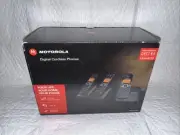 Motorola L603M Digital Cordless Phones 3 Handsets DECT 6.0 Enhanced NEW