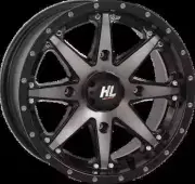 HL10 Wheel Matte Black Smoke 14x7 4/156 5+2 30mm Kawasaki Teryx KRX 1000 20-22