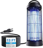 Large Bug Zapper Outdoor for 1200 sq.ft, Electronic Mosquito Zapper Fly Zapper for Outdoor and Indoor, Electric Bug Zapper for Farm Camping Garden Terrace Hotel, Powerful 36W Bulb & 13 Ft Cable