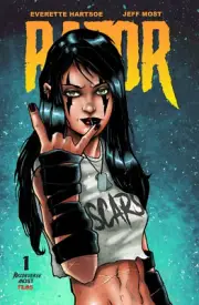 Everette Hartsoe RAZOR: SCARS #1 -ROCKER SGN W/ COA & SGN METAL CARD-RARE