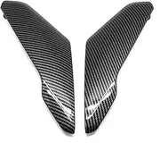 Carbon Fiber Color Gas Tank Side Trim Cover Fairing Compatible with Suzuki GSXR 600 GSX-R 750 2004 2005