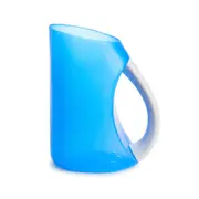 Munchkin Rinse Shampoo Bath Bathing Rinser With Contoured Rim - Blue