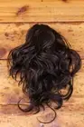 SEIKEA 10" Short Claw Highlight Ponytail Extension Wavy Curly Thick Jaw Clip in