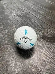 Callaway Chrome Soft Truvis Glenmore Rare NEW Blue Golf Ball (1)