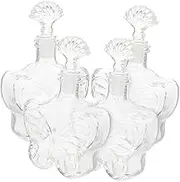 Alipis 4Pcs Glass Wishing Bottles with Stoppers for Sand Art and Home Decoration Transparent Landscape Bottles for Craft Projects and Present Giving
