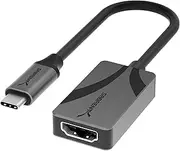 SABRENT 4K USB Type-C to HDMI Adapter - Plug-and-Play, 4K@60Hz, HDR10/Dolby Vision Support, Compatible with Laptops, Tablets, Smartphones, and Gaming Devices - Portable Aluminum Design (DA-CH4K)