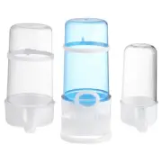 3 Pcs Automatic Drinking Fountain Bird Water Bowl Waterer Feeder