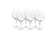 6pc Krosno Harmony 600ml Pinot Red Wine Glass Drink Cup Glassware Set Clear