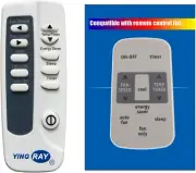 Replacement for Frigidaire Window Air Conditioner Remote Control Model Number RG