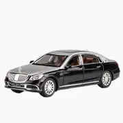 Catzon 1:24 S600 Alloy Car Model with Pull-Back Functionality and Sound Light Effects-Black