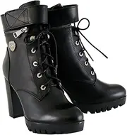 Milwaukee Performance Women's Lace To Toe Boots with Double Height Option (Black, Size 8)