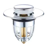 2pcs Functional & Reliable Sink Plug Drain Stoppers for Bathroom Sinks