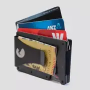 Forged Carbon Fiber Wallet - Minimalist Wallet with Metal Clip -RFID Blocking