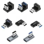 USB 3.0 Male to Female 90 Degree Right Angle Extension Adapter USB Upward