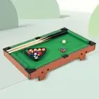 Pool Table Set for Kids Wood Portable Home Office Use Mini