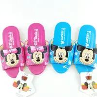 在飛比找蝦皮購物優惠-Disney 米奇米妮 ～台灣製造 兒童室內拖鞋