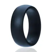 ROQ Silicone Ring Dome Style - Blue by ROQ for Men - 11 mm Ring