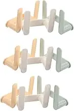 Alipis 9pcs Adhesive Wall Rack: Bathroom Towel Hook Shower Hanger Wall Mount Clothes Hat Coat Rack Hooks for Hanging Assorted Color