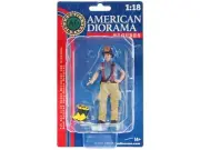 "Firefighters" Getting Ready Figure with Boots Accessory for 1/18 Scale Models