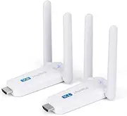 LAPOOH for Wireless HDMI Transmitter Dual Mode Display Stable Casting for Laptops Cameras Game Consoles Transmission Distance Up to 164 Feet Compatible Wireless HDMI Transmitter and Receiver
