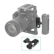 Lightweight Camera Side Handle Stand Rack Feature Double 1/4Inch Screw Mounting