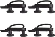 4 Piece Set Stainless Steel Roof Universal Box Van Mount Mounting Kit U Bolt Inner Width 85Mm With 8 Heavy Duty Nuts