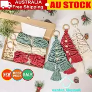 3PCS Christmas Tree DIY Kit, Woven Macrame Christmas Trees DIY KIT Wall Hanging