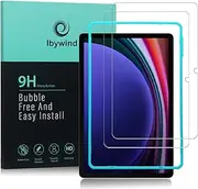[Ibywind] Screen Protector For Samsung Galaxy Tab S9/Tab S10 FE(11 Inches),with 2Pcs Tempered Glass,[Fingerprint Reader,Easy to install]