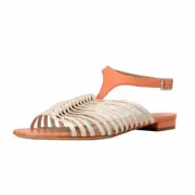Salvatore Ferragamo "Pilly" Leather Sandals Shoes Sz 6 6.5 7 7.5 8.5 9.5 B C