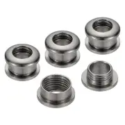 5mm(1/5 Inch) Brass Hole Eyelets, 4 Pcs Arc Surface Grommets, Black