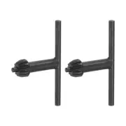 2Pcs Chuck Keys 3mm Key 11 Teeth for 0.3-4mm Drill Chuck Black