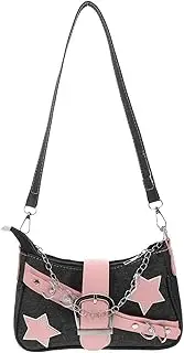[Ipetboom] Retro Underarm Bag Small Shoulder Purse for Women Vintage Handbag Crescent Sling Bag Fashion Clutch Purses