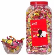 PARLE® Kismi Assorted Toffees Elaichi+Rajbhog+Kulfi+Rosemilk Flavor. 1 Jar