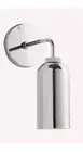 New In Box Pottery Barn Walker Cylinder Single Wall Sconce Chrome 2499897