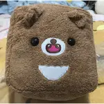 TOREBA 日本空運 正版景品 RILAKKUMA 拉拉熊 森林茶小熊 小白熊 小雞 大臉方型小抱枕 靠墊